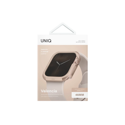 Uniq Apple Watch 42mm Valencia Saat Kasa Koruyucu - Gold