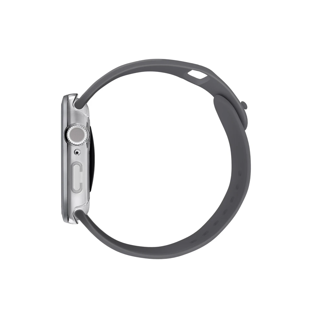 Uniq Apple Watch 42mm Voute Camlı Kasa Ekran Koruyucu - Gümüş