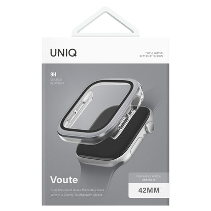 Uniq Apple Watch 42mm Voute Camlı Kasa Ekran Koruyucu