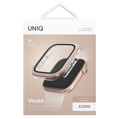 Uniq Apple Watch 42mm Voute Camlı Kasa Ekran Koruyucu