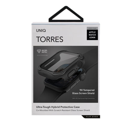 Uniq Apple Watch 44mm Torres Camlı Kasa Ekran Koruyucu