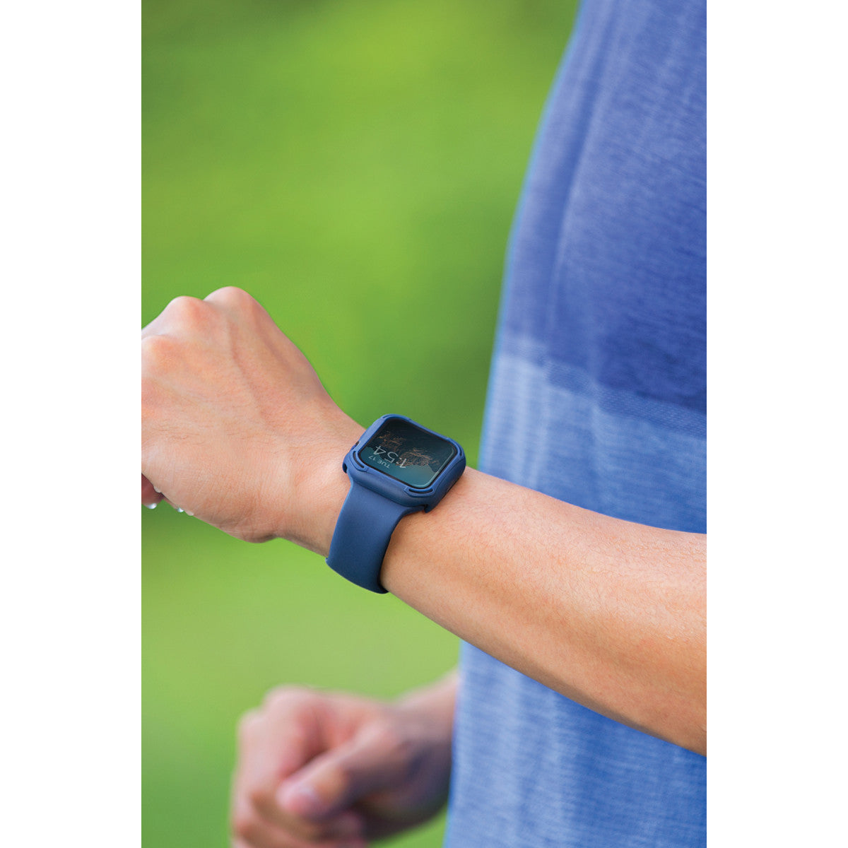 Uniq Apple Watch 44mm Torres Camlı Kasa Ekran Koruyucu
