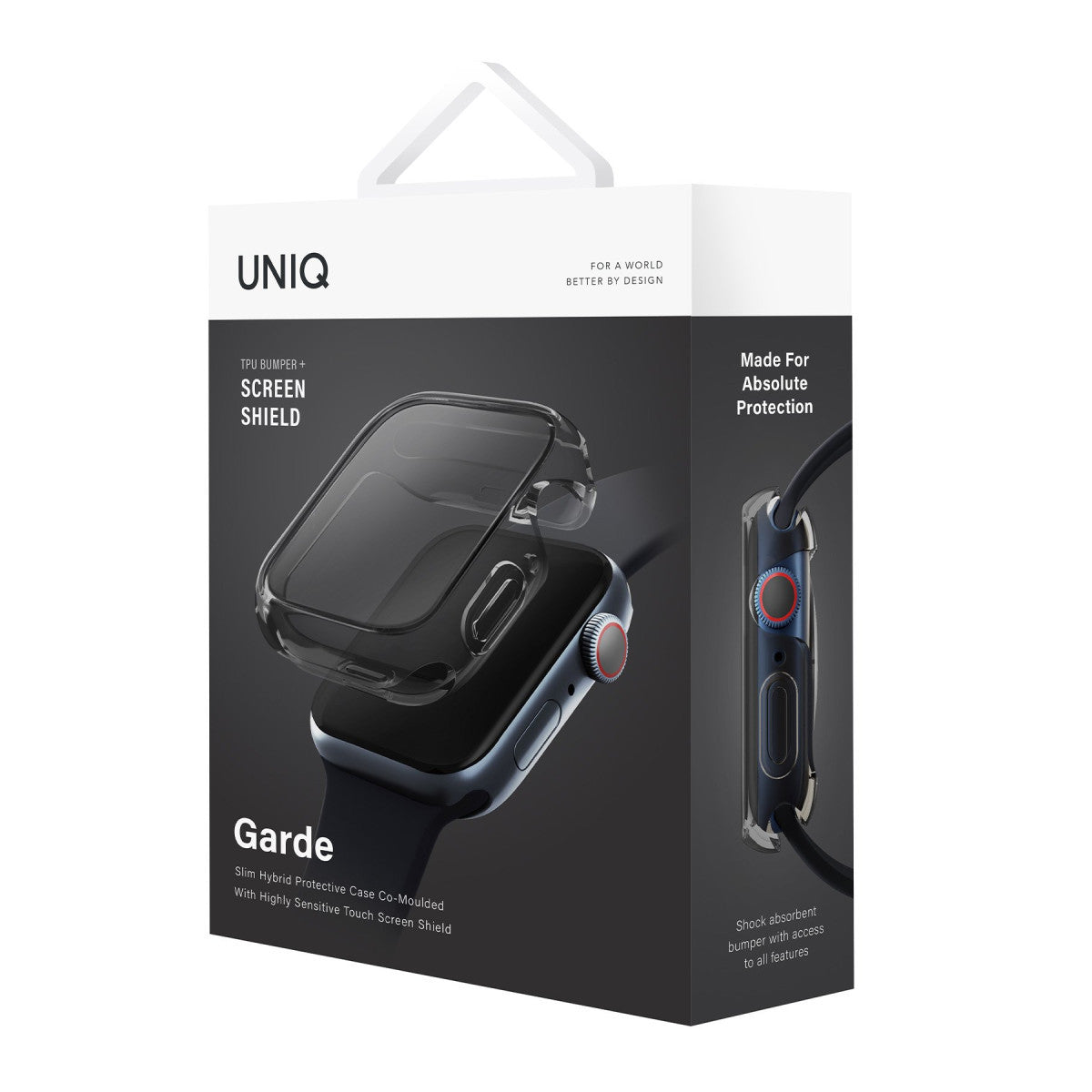 Uniq Apple Watch 45mm Garde Kasa Cam Ekran Koruyucu