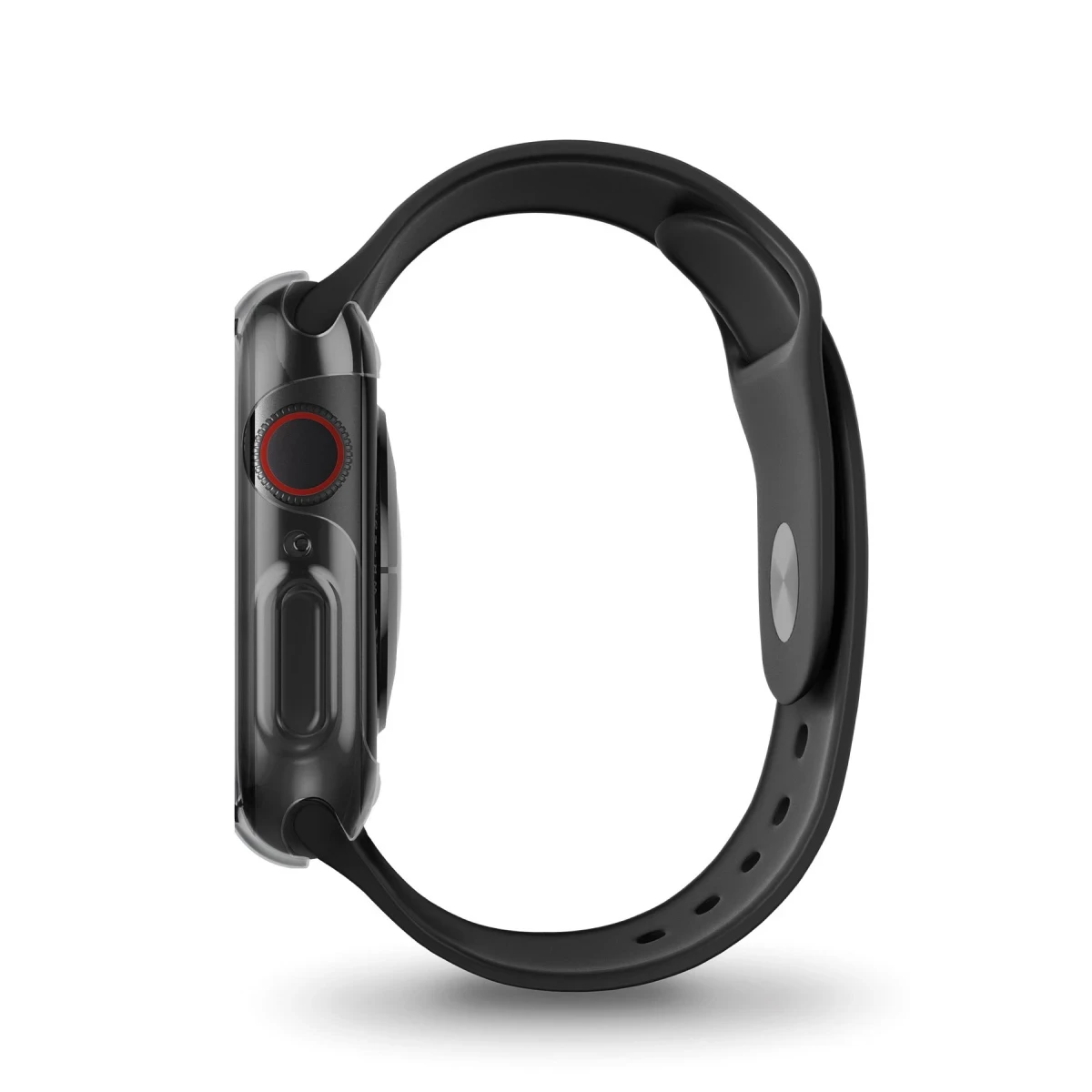 Uniq Apple Watch 45mm Glase Dual Pack Kasa Koruyucu - Siyah-Şeffaf