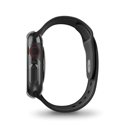Uniq Apple Watch 45mm Glase Dual Pack Kasa Koruyucu - Siyah-Şeffaf