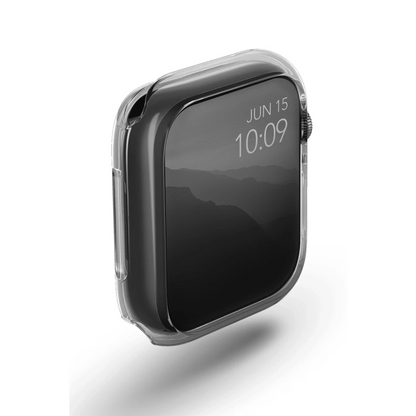 Uniq Apple Watch 45mm Glase Dual Pack Kasa Koruyucu - Siyah-Şeffaf