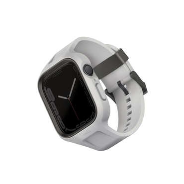 Uniq Apple Watch 45mm Monos 2 in 1 Silikon Kordon - Gri