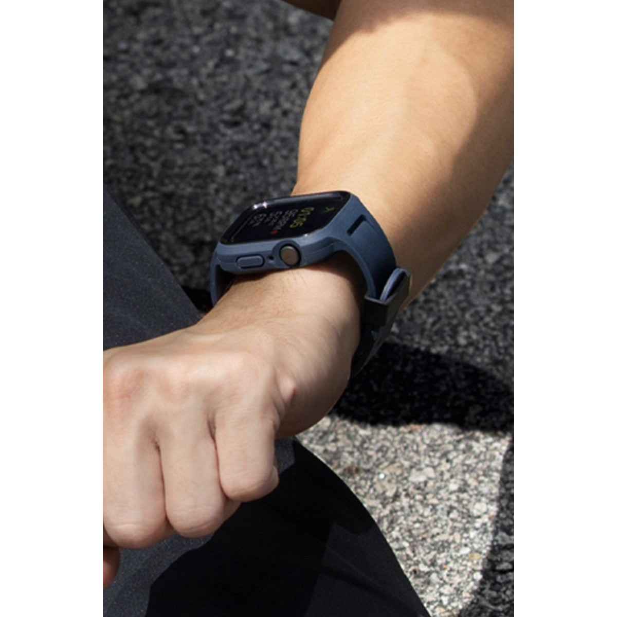 Uniq Apple Watch 45mm Monos 2 in 1 Silikon Kordon