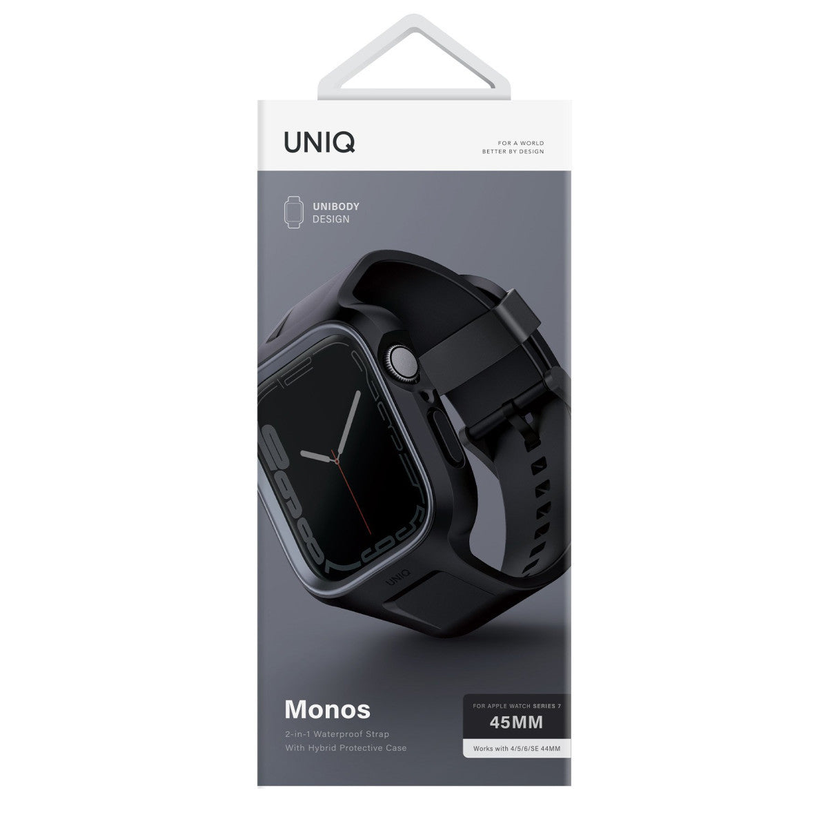 Uniq Apple Watch 45mm Monos 2 in 1 Silikon Kordon