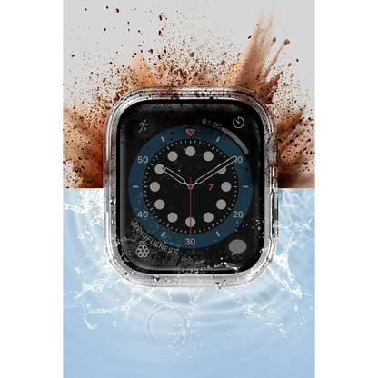 Uniq Apple Watch 45mm Nautic Camlı Kasa Ekran Koruyucu - Şeffaf