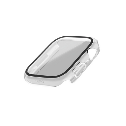 Uniq Apple Watch 45mm Nautic Camlı Kasa Ekran Koruyucu - Şeffaf