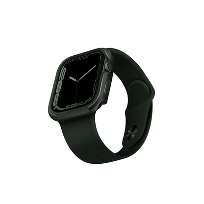Uniq Apple Watch 45mm Valencia Saat Kasa Koruyucu - Koyu Yeşil