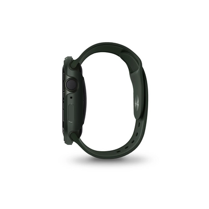 Uniq Apple Watch 45mm Valencia Saat Kasa Koruyucu - Koyu Yeşil