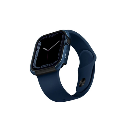 Uniq Apple Watch 45mm Valencia Saat Kasa Koruyucu - Mavi