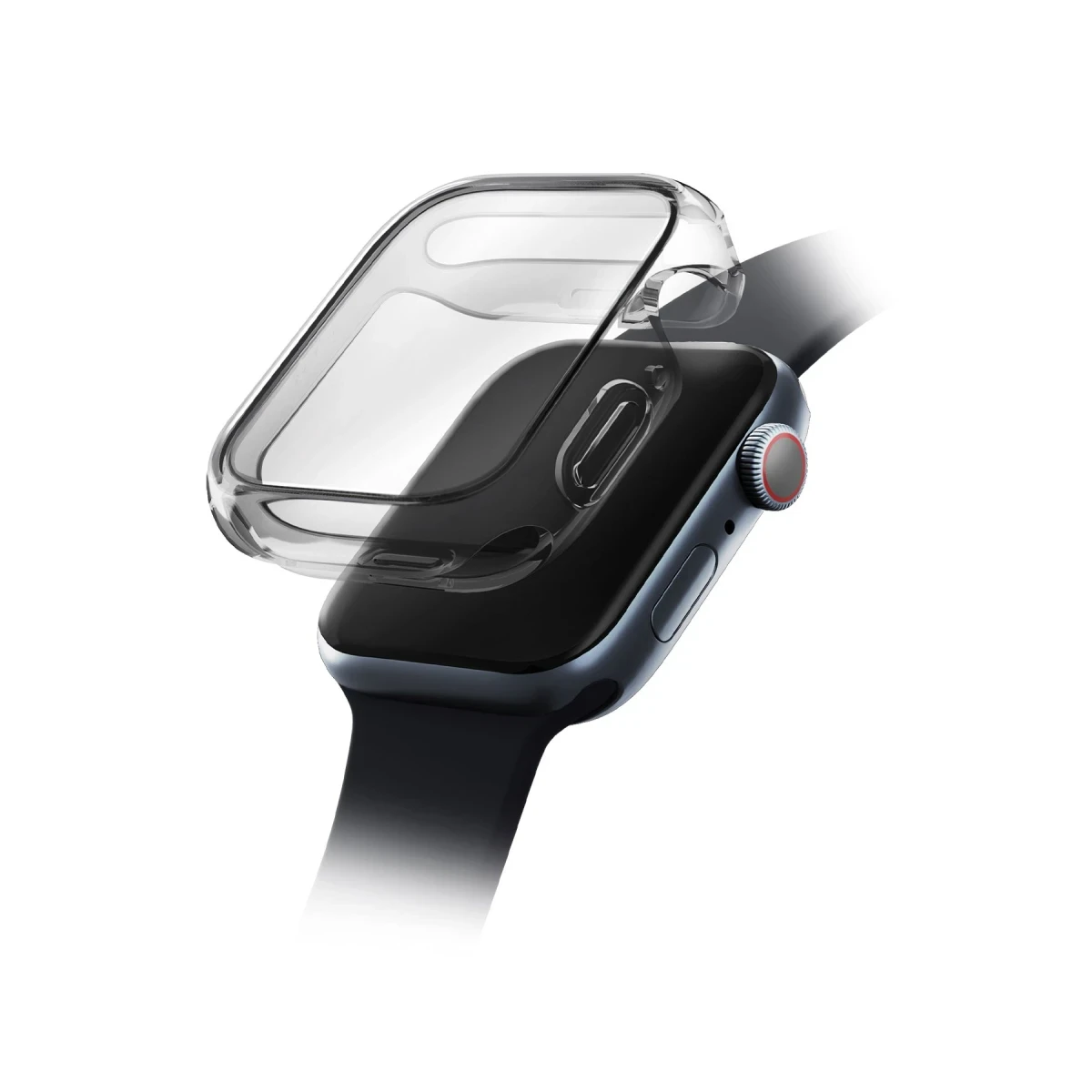 Uniq Apple Watch 46mm Garde Kasa Cam Ekran Koruyucu - Füme