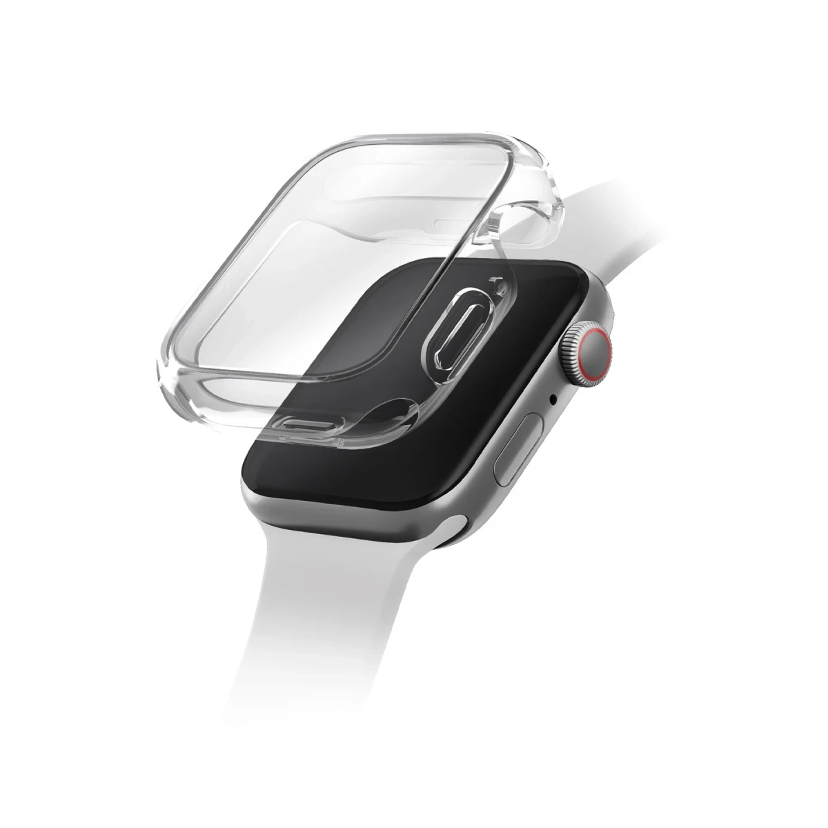 Uniq Apple Watch 46mm Garde Kasa Cam Ekran Koruyucu - Şeffaf