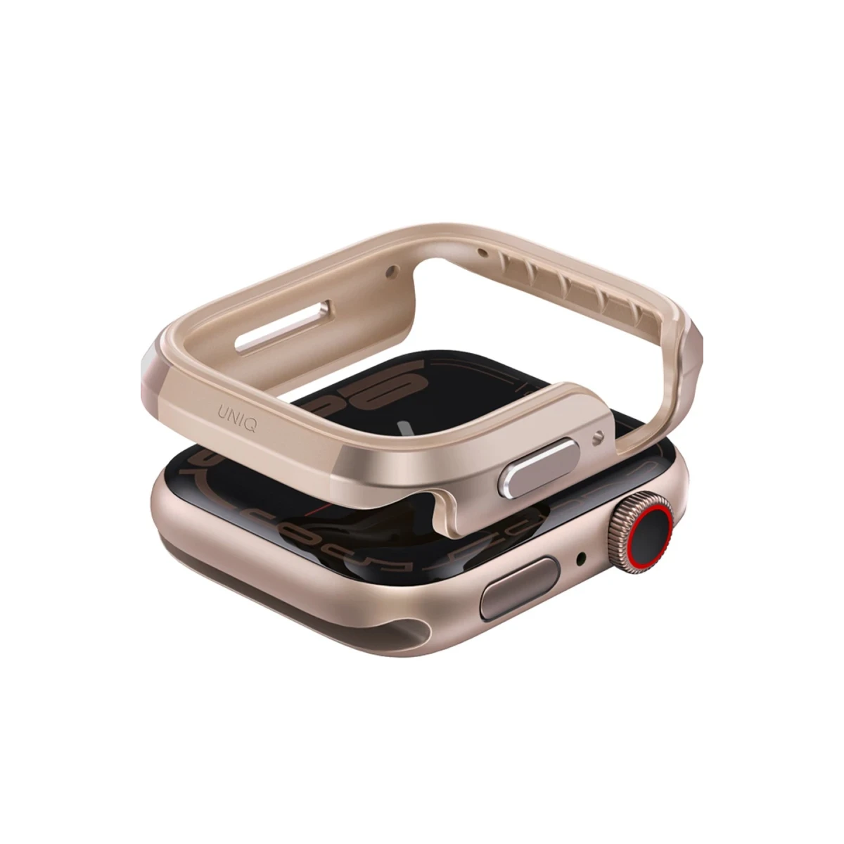 Uniq Apple Watch 46mm Valencia Saat Kasa Koruyucu - Gold