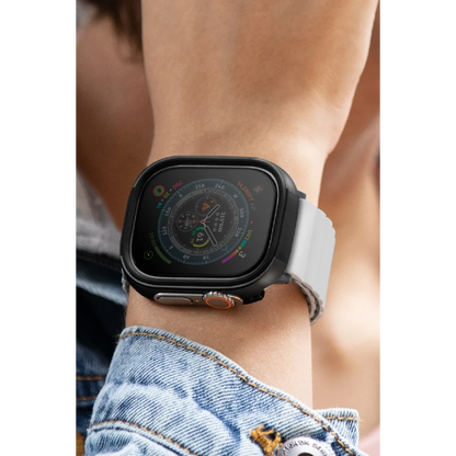 Uniq Apple Watch 46mm Valencia Saat Kasa Koruyucu - Gümüş