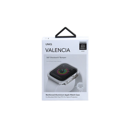 Uniq Apple Watch 46mm Valencia Saat Kasa Koruyucu - Gümüş