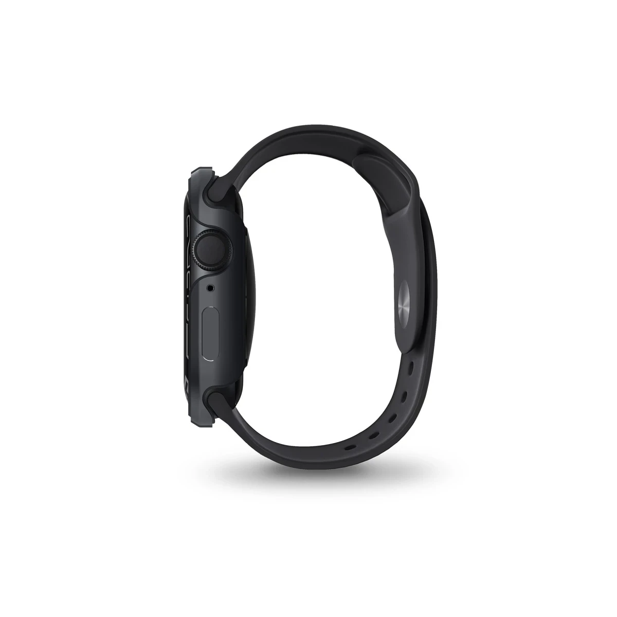 Uniq Apple Watch 46mm Valencia Saat Kasa Koruyucu - Siyah