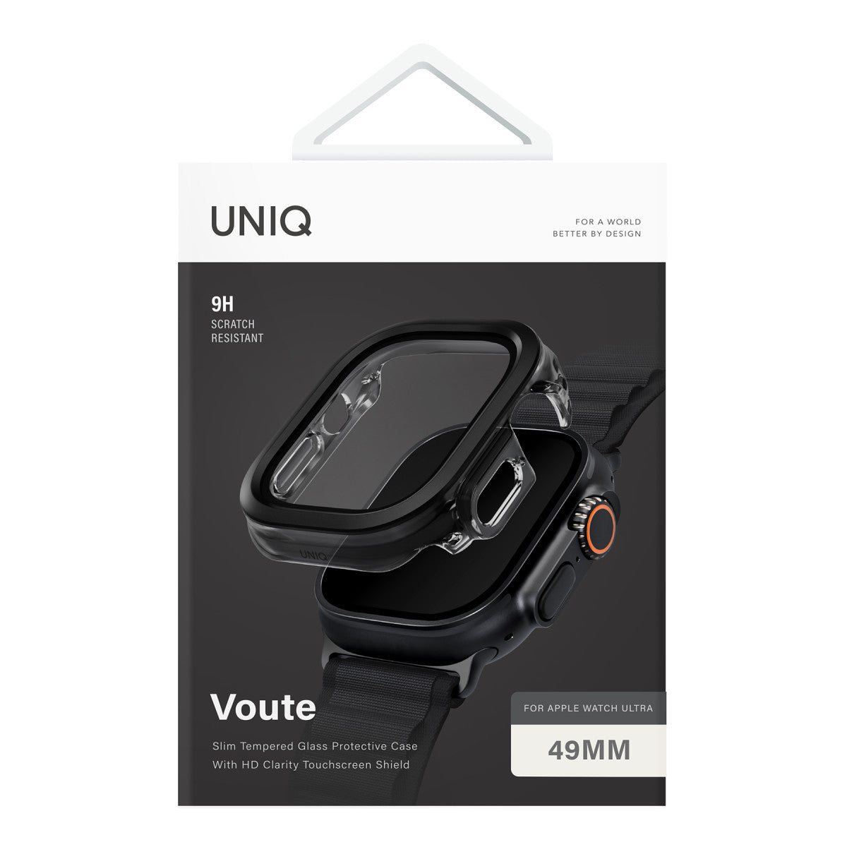 Uniq Apple Watch 46mm Voute Camlı Kasa Ekran Koruyucu