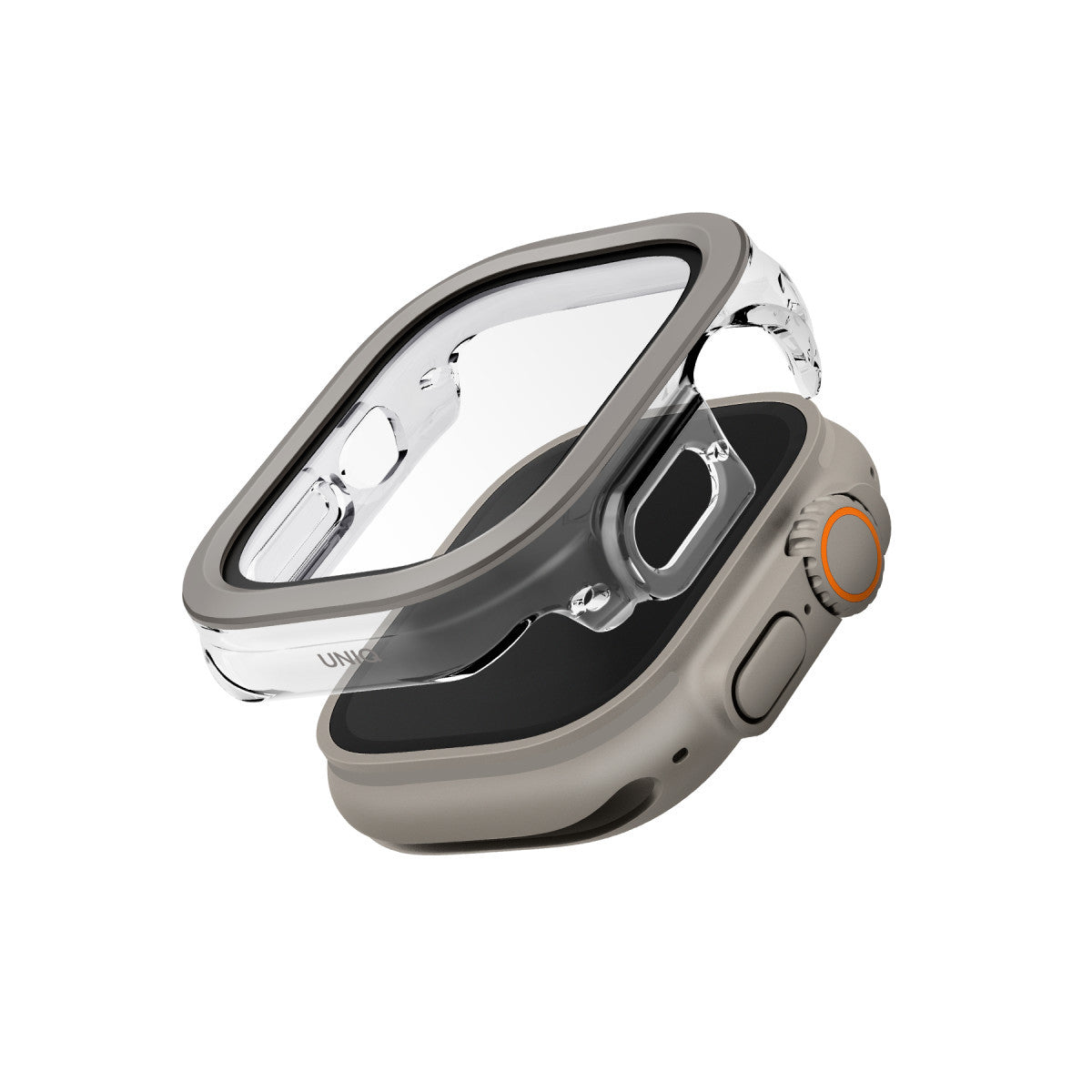 Uniq Apple Watch 49mm Voute Camlı Kasa Ekran Koruyucu