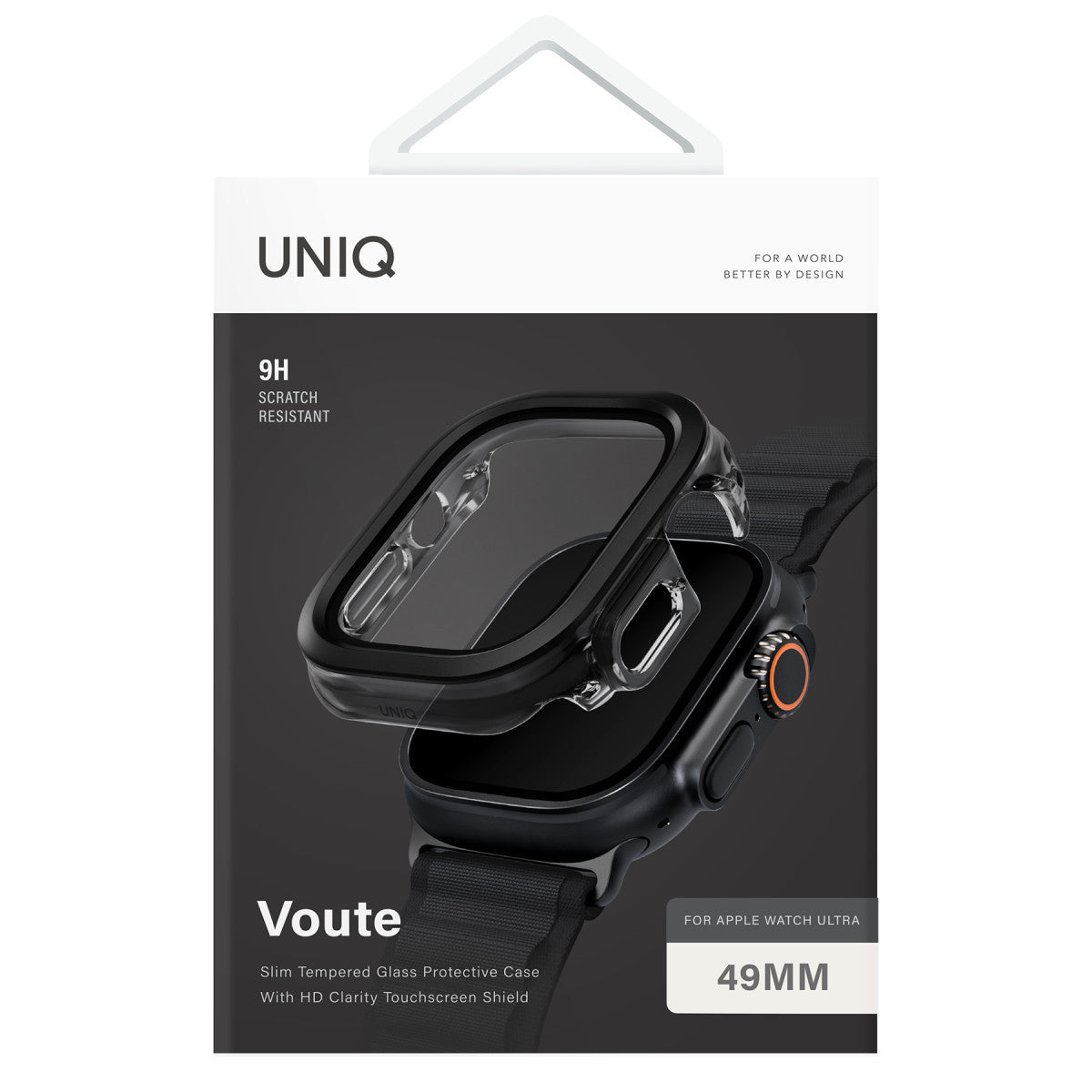 Uniq Apple Watch 49mm Voute Camlı Kasa Ekran Koruyucu
