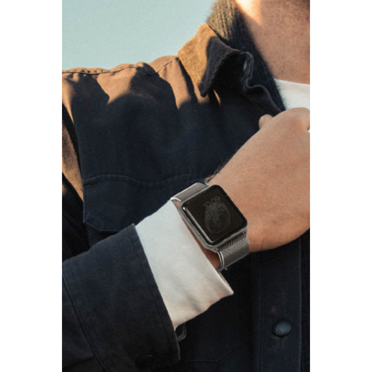 Uniq Apple Watch Ultra 41mm Dante Çelik Örgü Kordon