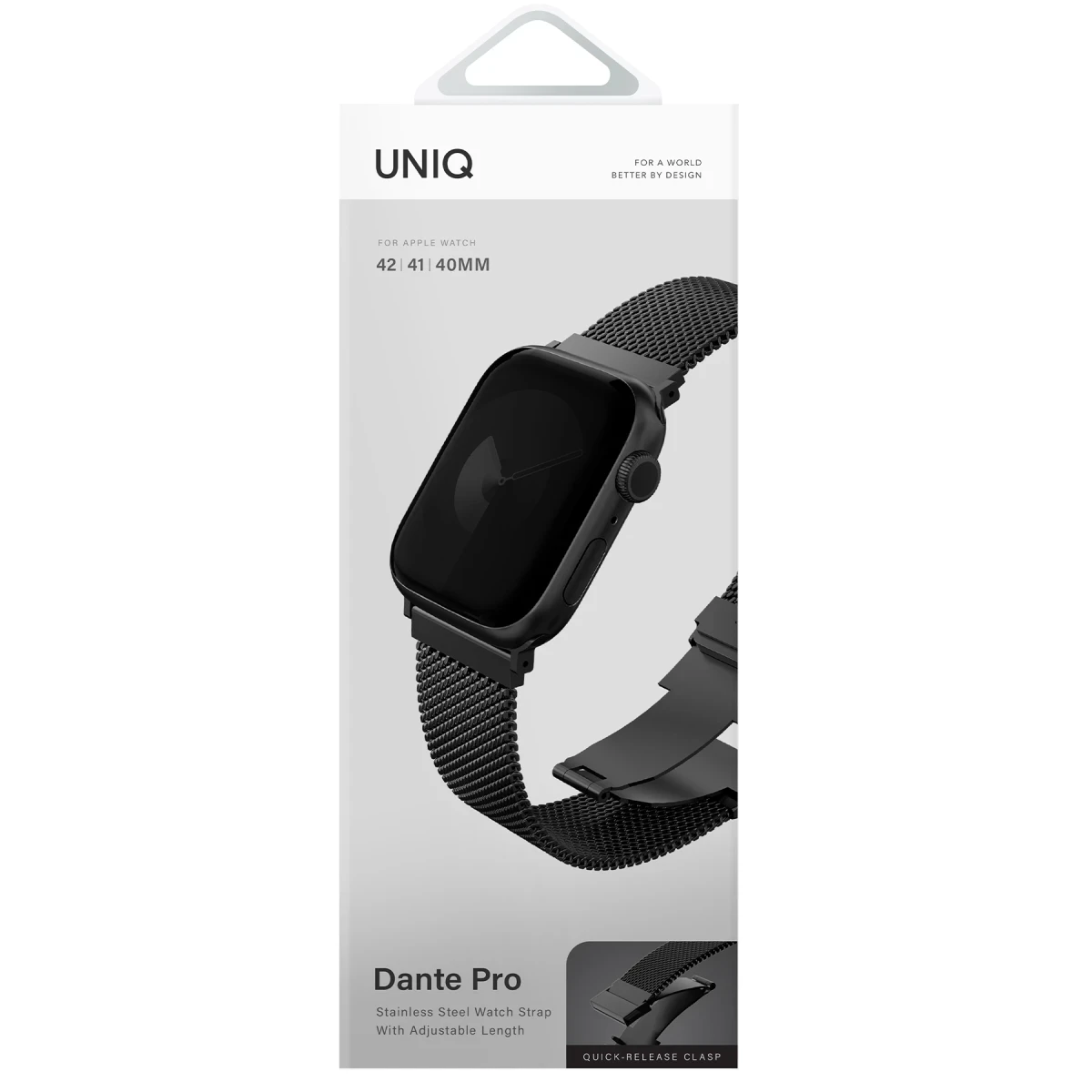 Uniq Apple Watch Ultra 41mm Dante Pro Çelik Örgü Kordon - Gold