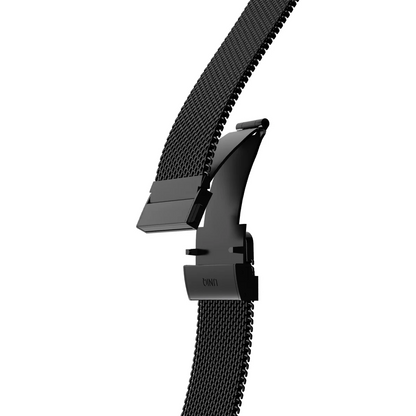 Uniq Apple Watch Ultra 41mm Dante Pro Çelik Örgü Kordon - Siyah