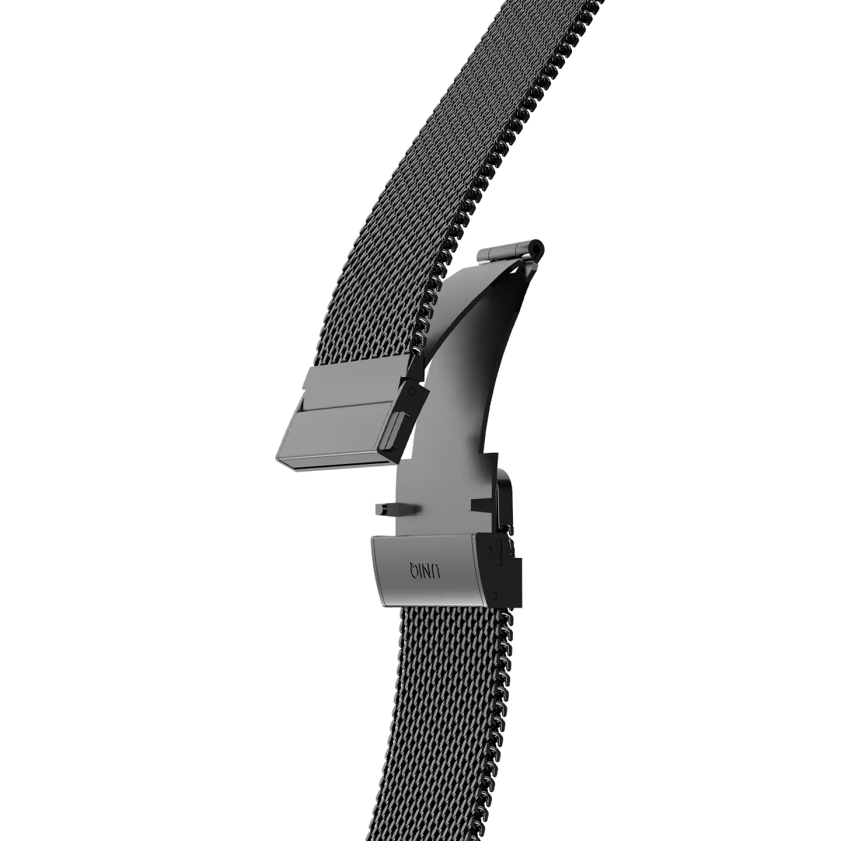 Uniq Apple Watch Ultra 41mm Dante Pro Çelik Örgü Kordon - Titan Gri