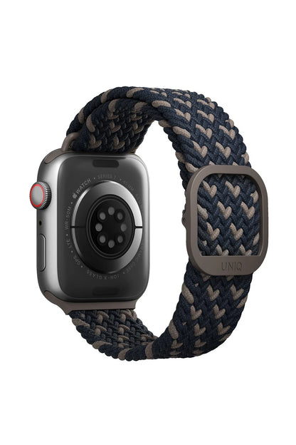 Uniq Apple Watch Ultra 49mm Aspen Designer Örgülü Kordon - Lacivert