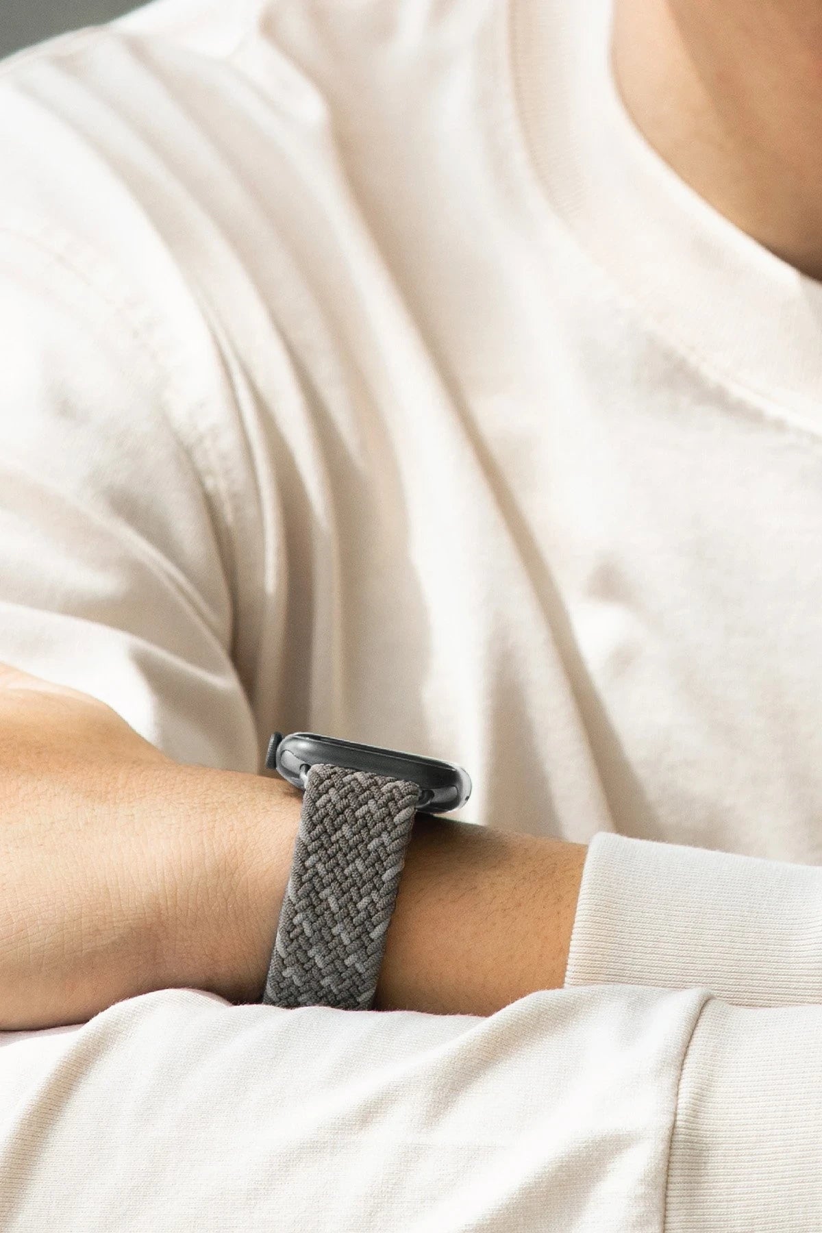 Uniq Apple Watch Ultra 49mm Aspen Designer Örgülü Kordon - Lacivert