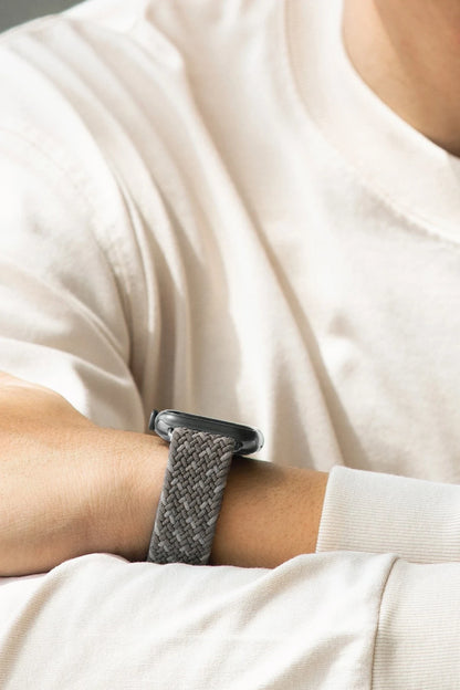 Uniq Apple Watch Ultra 49mm Aspen Designer Örgülü Kordon - Lacivert
