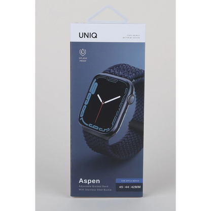 Uniq Apple Watch Ultra 49mm Aspen Örgülü Kordon - Mavi