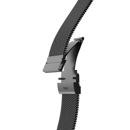 Uniq Apple Watch Ultra 49mm Dante Pro Çelik Örgü Kordon - Titan Gri