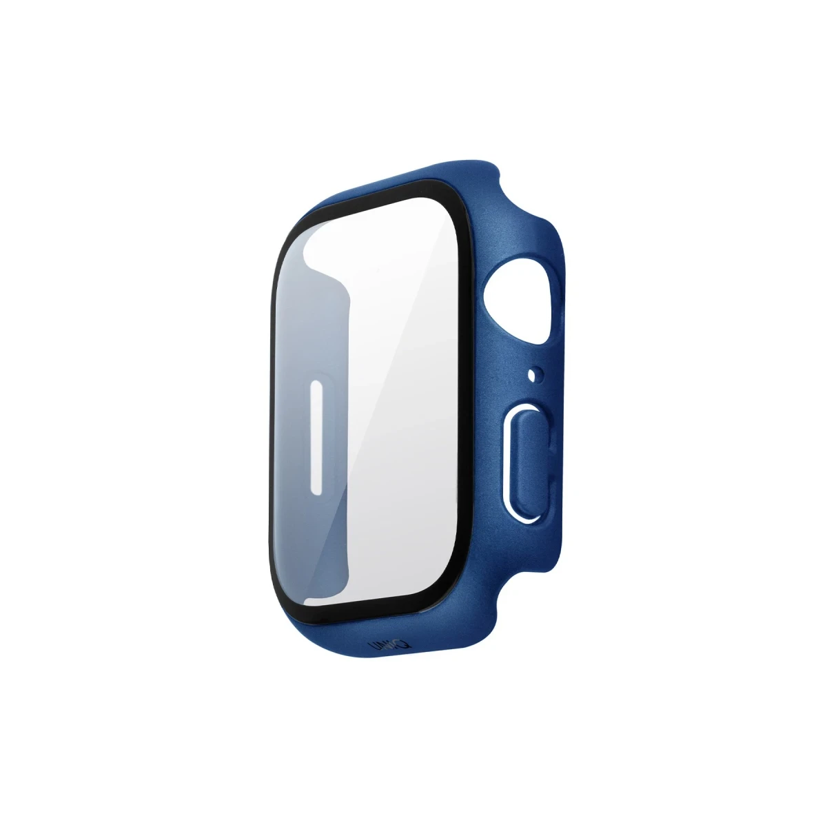 Uniq Apple Watch Ultra 49mm Legion Camlı Silikon Kasa Koruyucu - Mavi