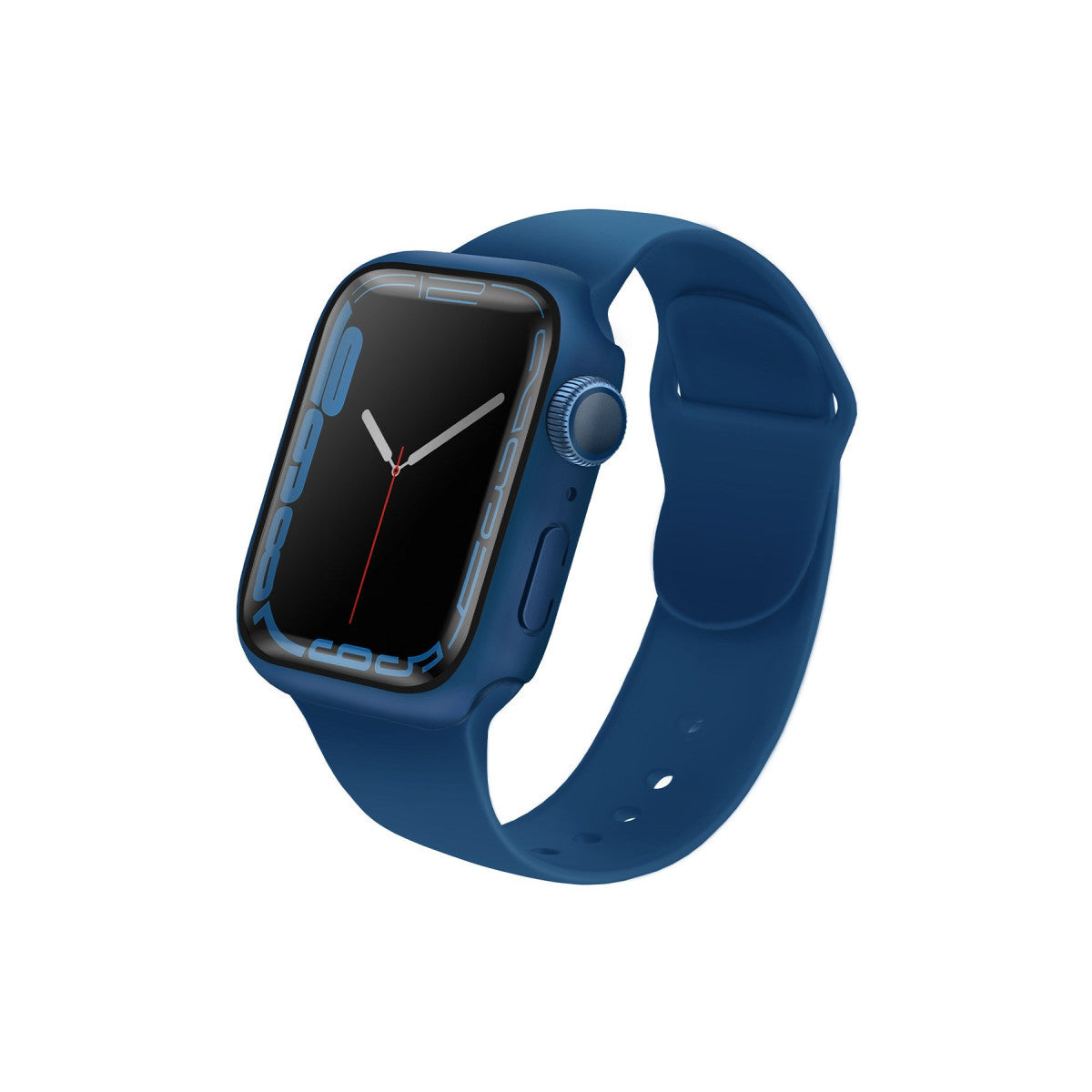Uniq Apple Watch 45mm Legion Camlı Silikon Kasa Koruyucu