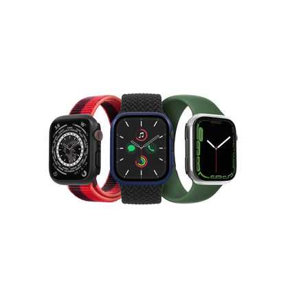 Uniq Apple Watch 45mm Legion Camlı Silikon Kasa Koruyucu