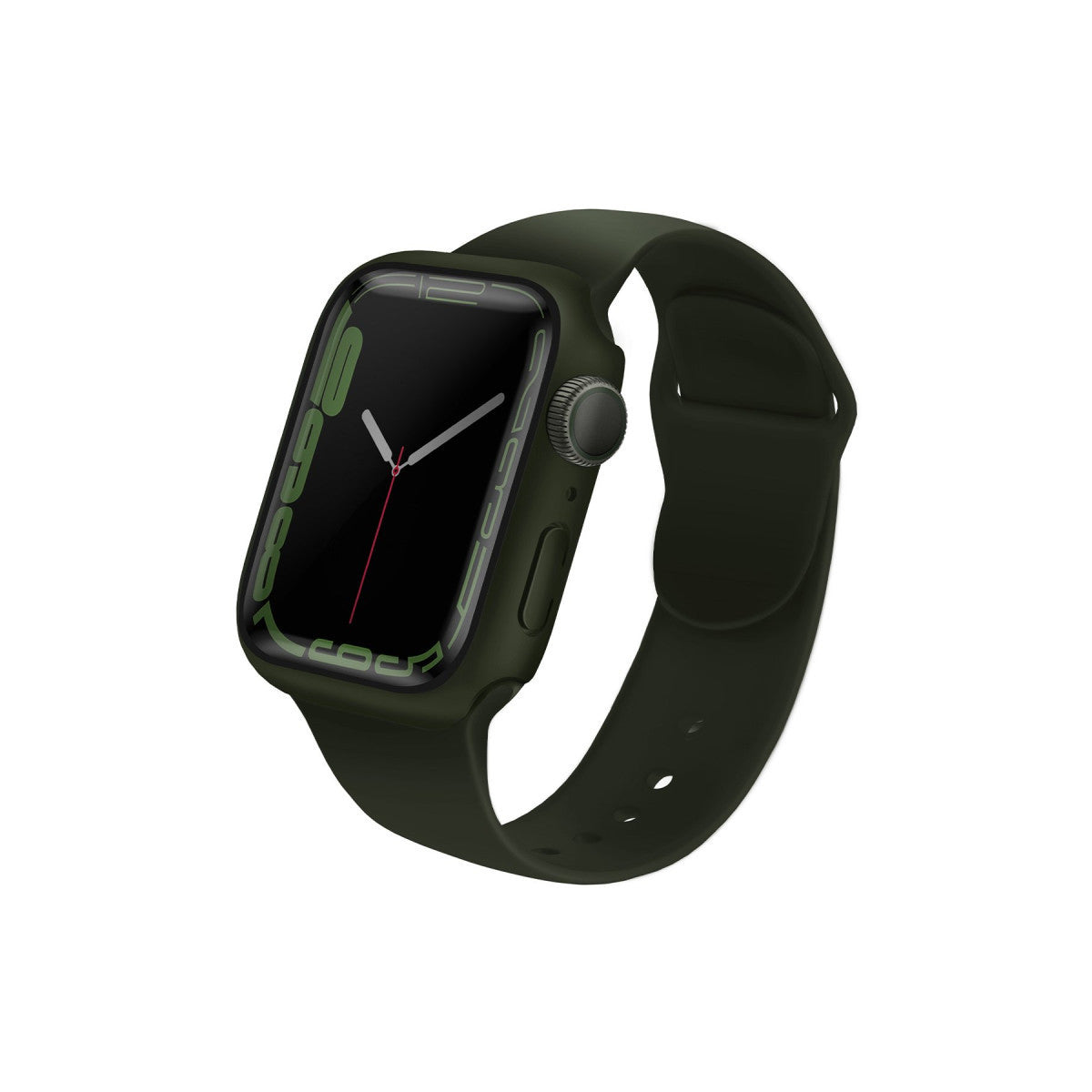 Uniq Apple Watch 45mm Legion Camlı Silikon Kasa Koruyucu