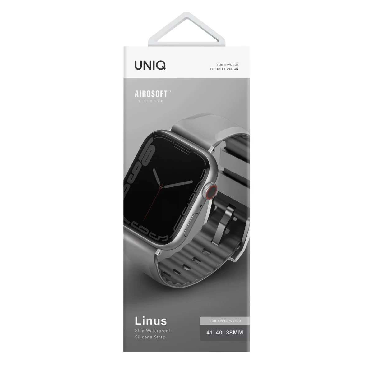 Uniq Apple Watch Ultra 49mm Linus Airosoft Silikon Kordon - Gri