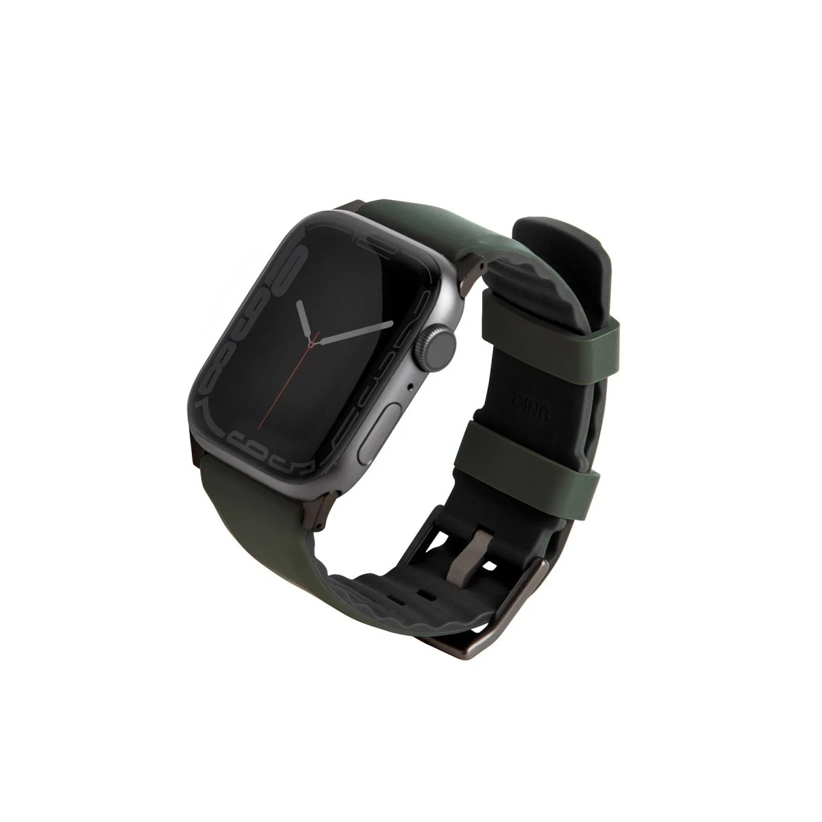 Uniq Apple Watch Ultra 49mm Linus Airosoft Silikon Kordon - Koyu Yeşil