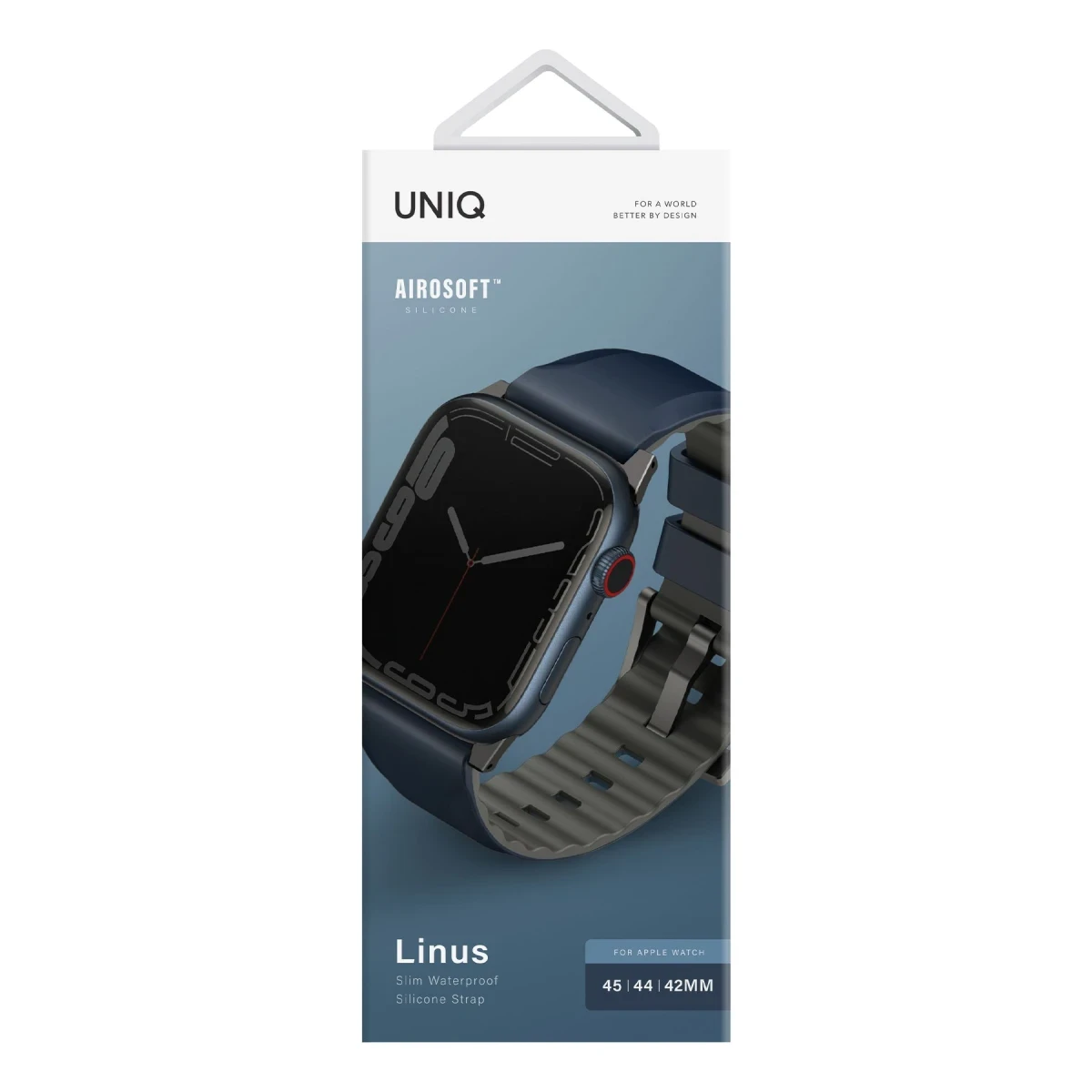 Uniq Apple Watch Ultra 49mm Linus Airosoft Silikon Kordon - Lacivert
