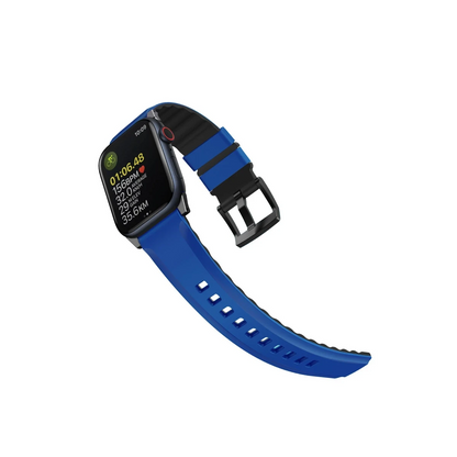 Uniq Apple Watch Ultra 49mm Linus Airosoft Silikon Kordon - Mavi