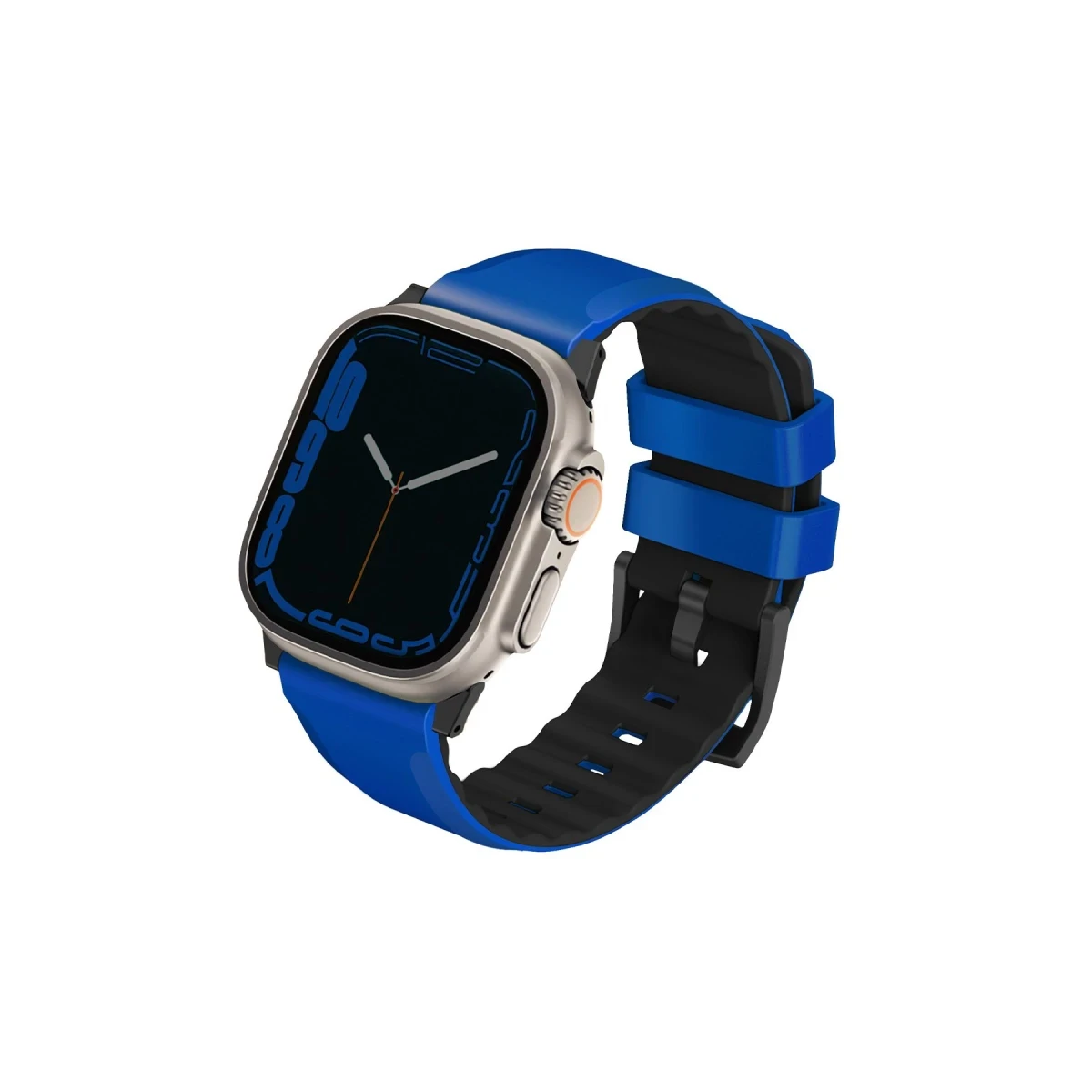 Uniq Apple Watch Ultra 49mm Linus Airosoft Silikon Kordon - Mavi
