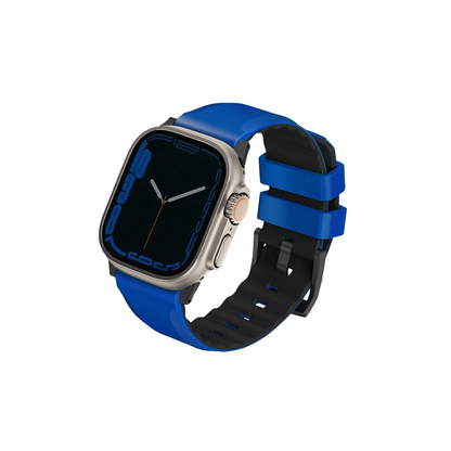 Uniq Apple Watch Ultra 49mm Linus Airosoft Silikon Kordon - Mavi
