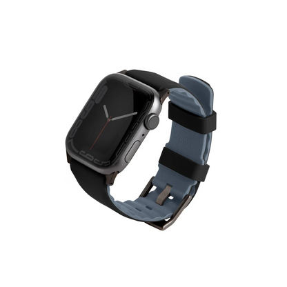 Uniq Apple Watch Ultra 49mm Linus Airosoft Silikon Kordon - Siyah