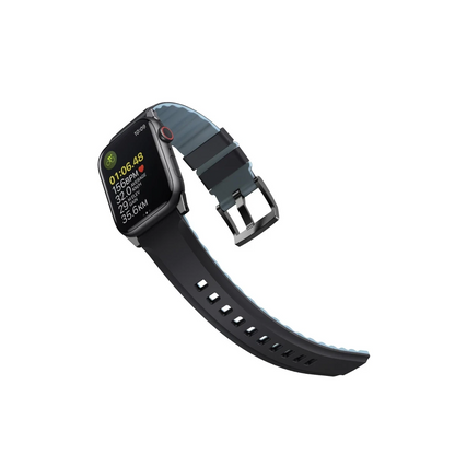 Uniq Apple Watch Ultra 49mm Linus Airosoft Silikon Kordon - Siyah