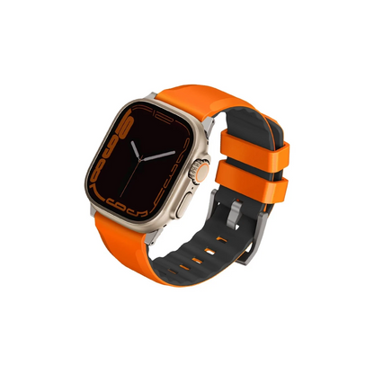 Uniq Apple Watch Ultra 49mm Linus Airosoft Silikon Kordon - Turuncu