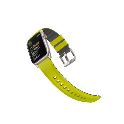 Uniq Apple Watch Ultra 49mm Linus Airosoft Silikon Kordon - Yeşil